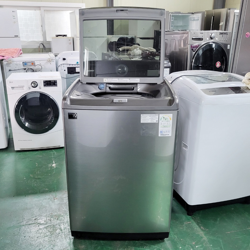 삼성 리얼메탈실버 전자동 일반세탁기 17kg 중고일반세탁기 : 정성중고가전
