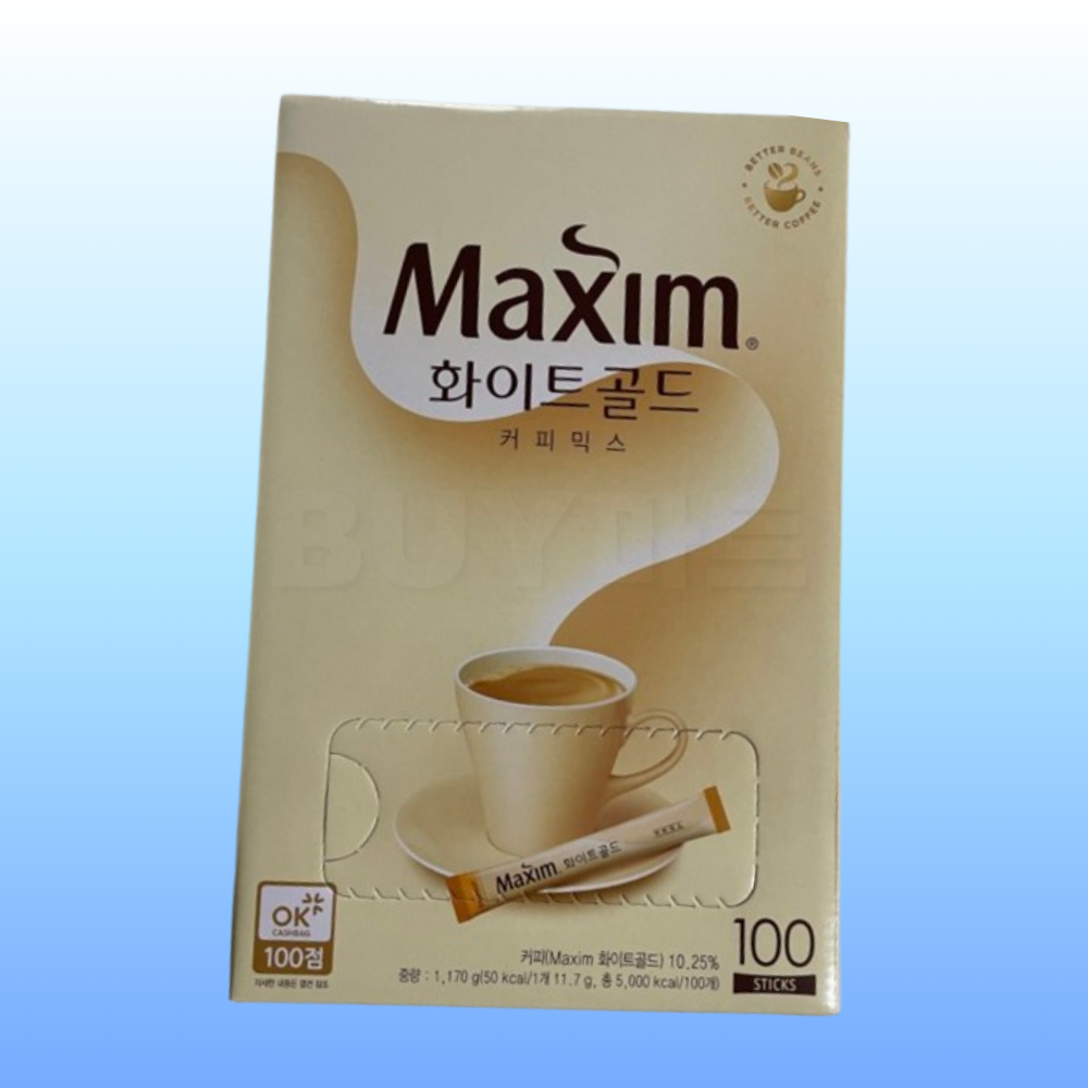 맥심 화이트골드 11.7g x 100T 연아커피 : BUY마트