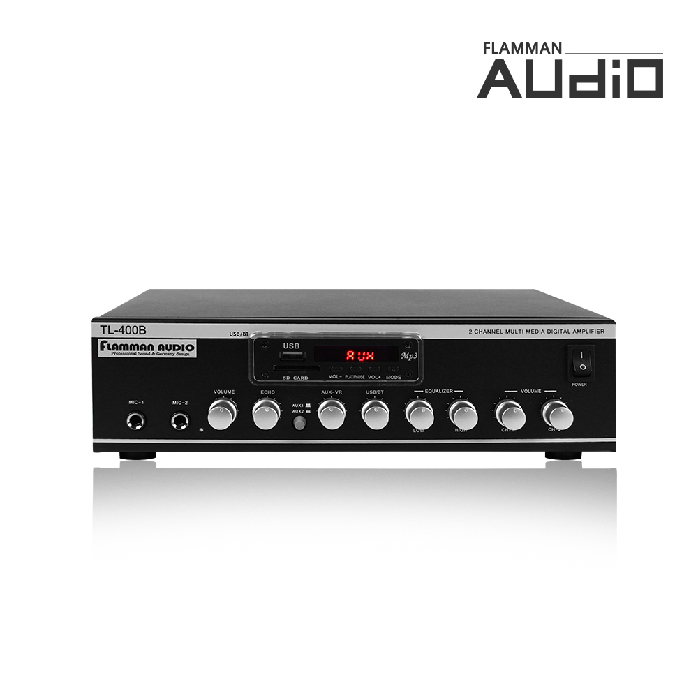 TL-400B/TL400B/FLAMMAN AUDIO 고급 인테리어용 미니앰프 카페,식당 100W+100W : 가스펠영상음향입니다