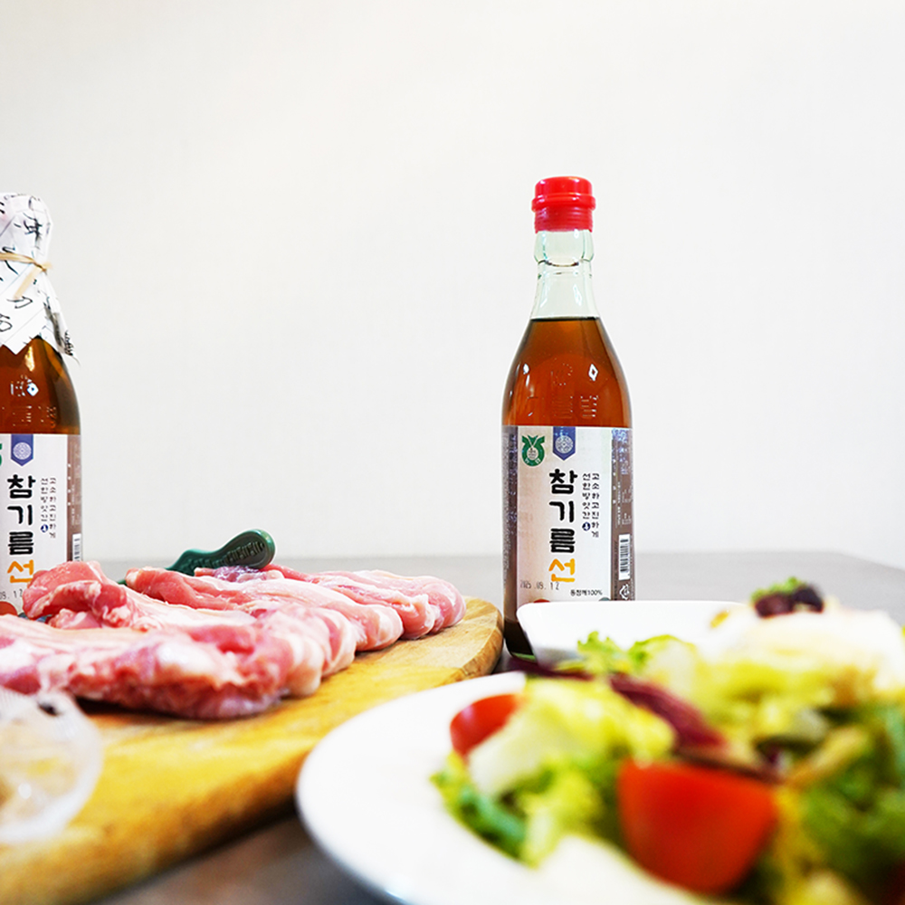 [선푸드] 1병구매, 통깨100% 고소한 참기름, 참기름선 350mlX1병 : 참기름선