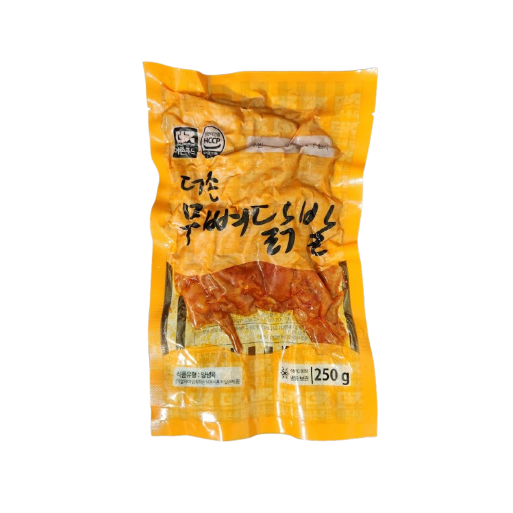 더존 무뼈닭발 250g 국내산 닭발 : 원일푸드 온라인