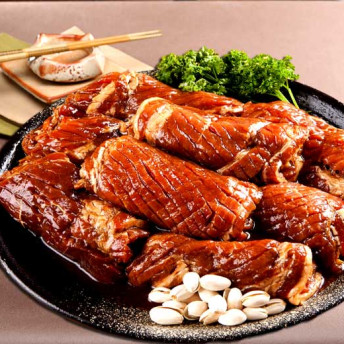 국산돼지 왕갈비 숯불구이 식당도매 납품 양념고기 왕구이 캠핑고기 : 보리촌푸드