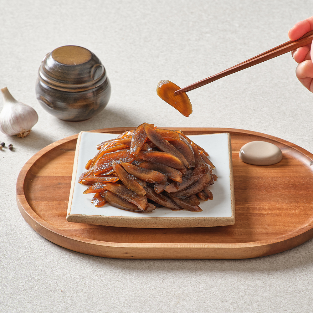 우엉조림, 아삭한 식감 정성 졸인 깊은 풍미, 반찬배달 간단한반찬 일주일반찬 (400g) : 순봉이네부뚜막반찬