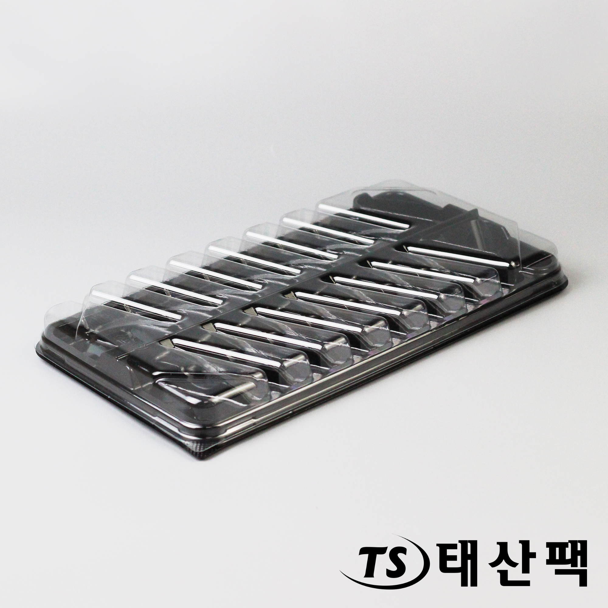 초밥용기 TY-1018 세트(18칸) 100개 : 태산팩