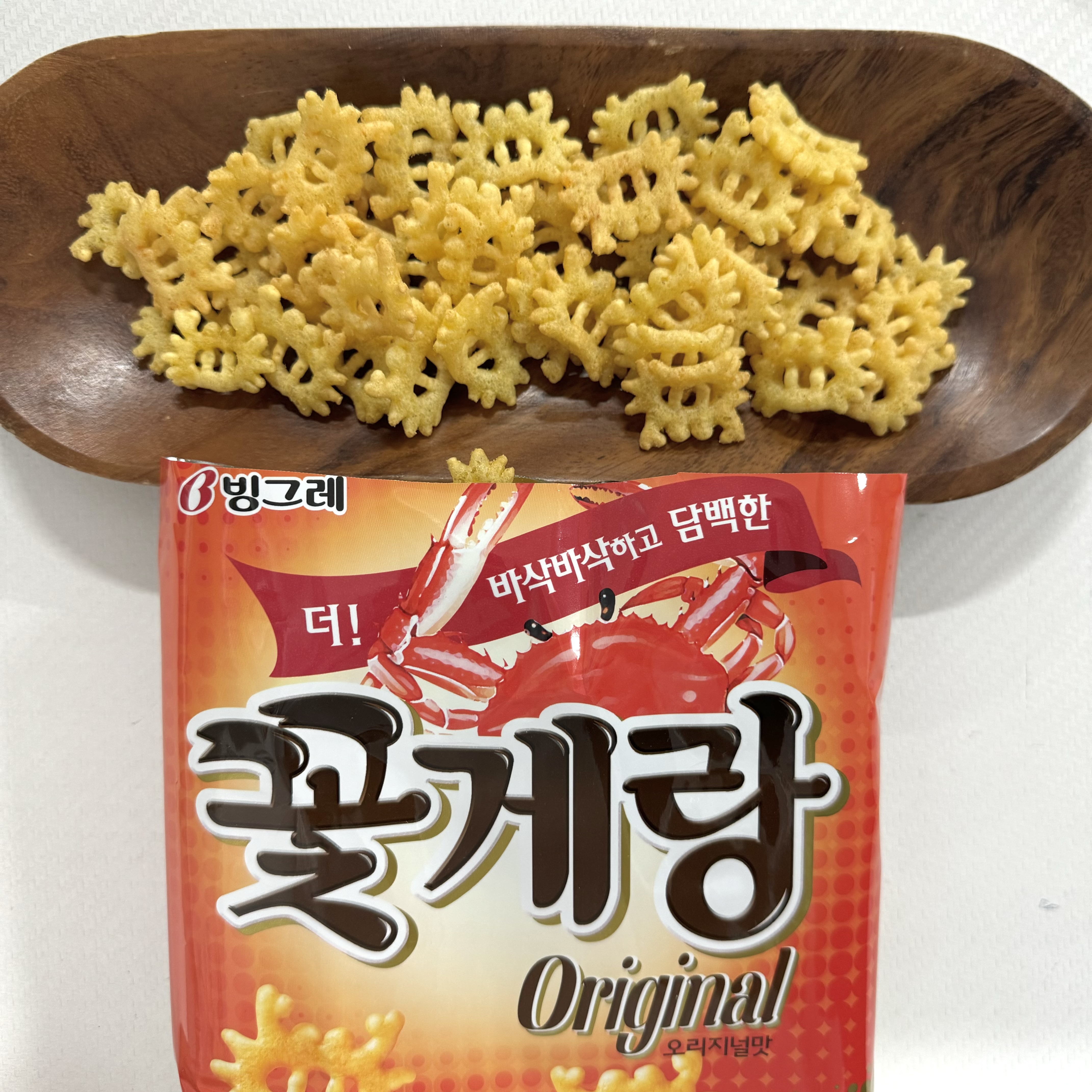 빙그레 꽃게랑 70g : 과자야 놀자