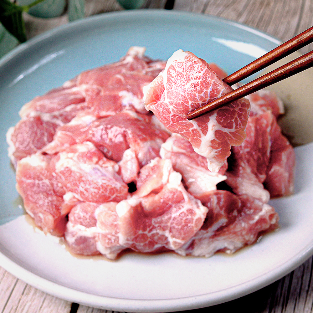 미트타임 댕강고기 200G 5팩 1kg 소포장(캠핑고기 국내산 돼지 뒷고기 꼬들살 덜미살 왕꽃살) 멜젓소스 : 미트타임