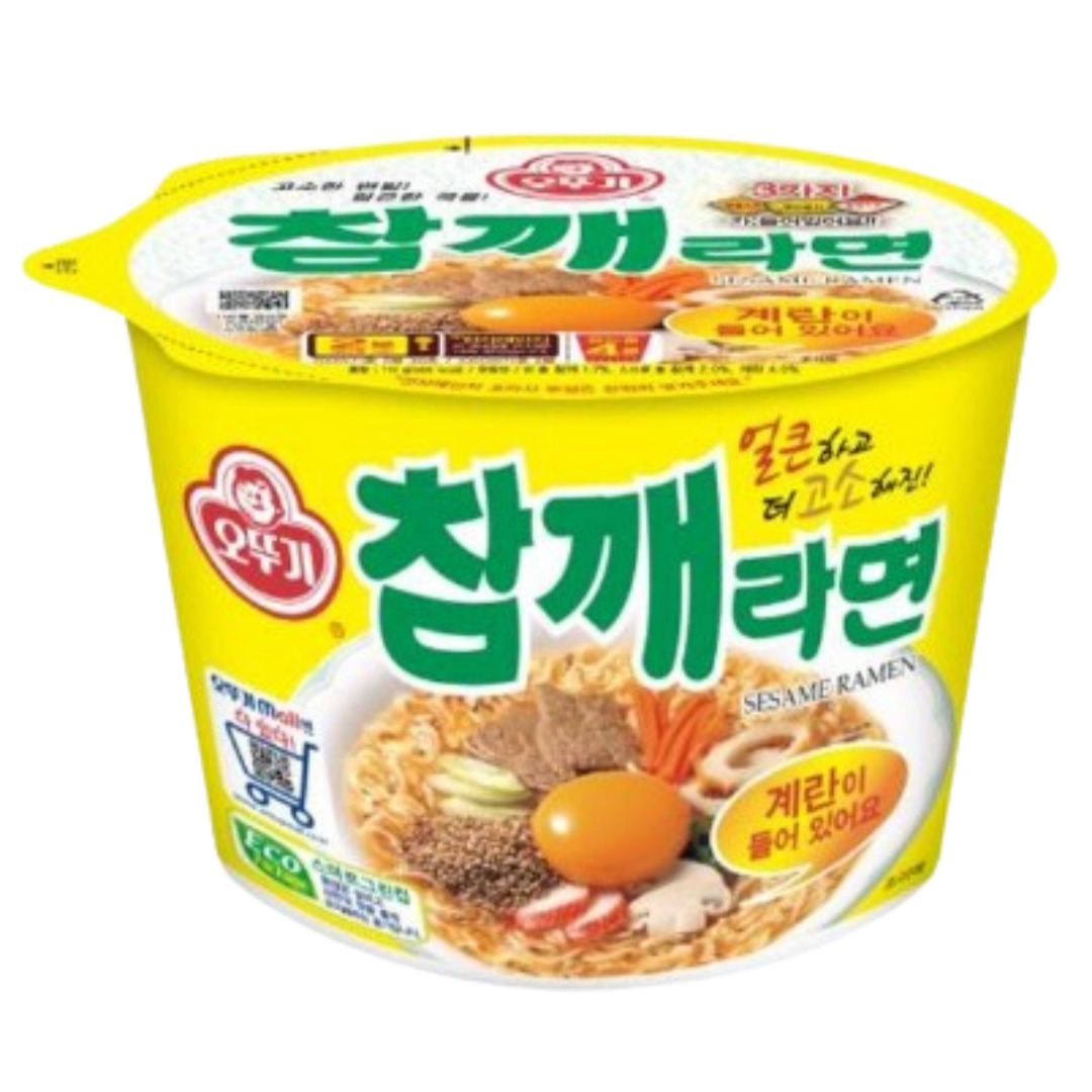 오뚜기 참깨라면 용기 110g x 12개 : 스낵365