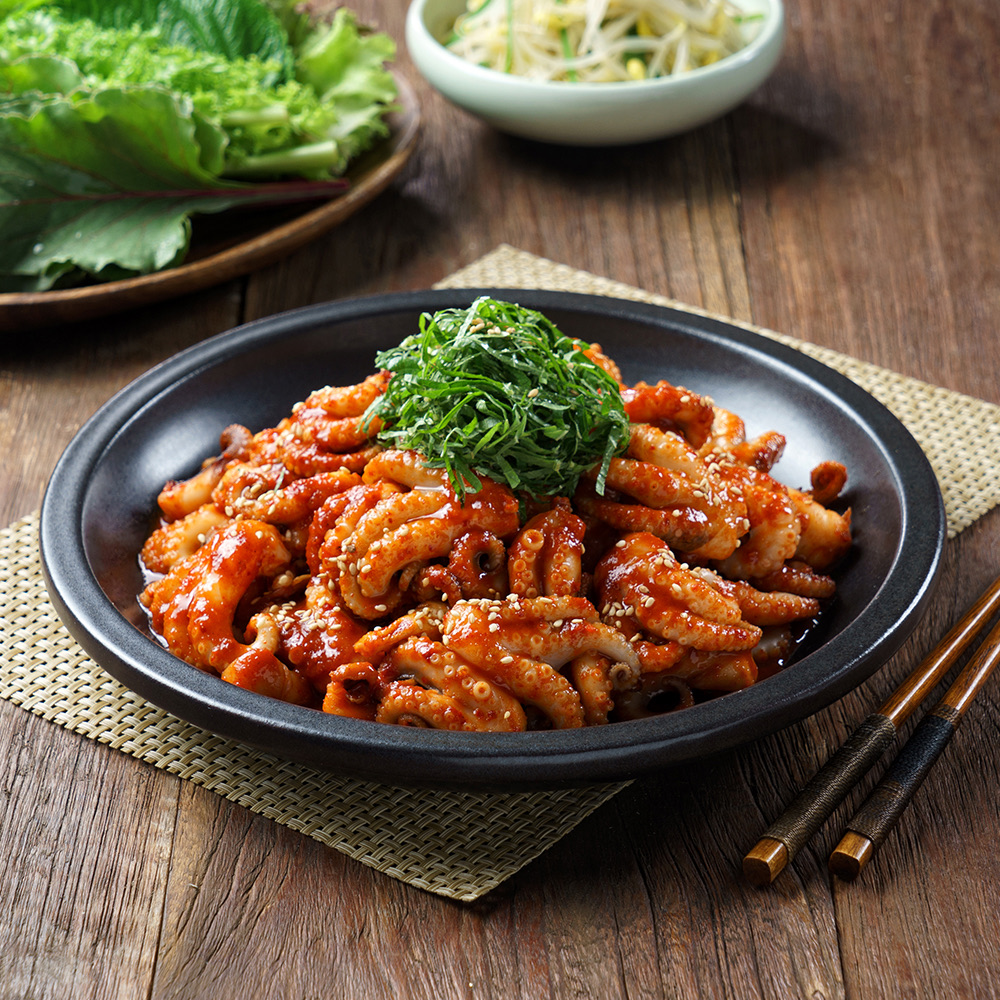 홍대쭈꾸미볶음 500g 수제양념 냉동간편식 택배 밀키트 안주 매운음식 반찬고민 해결 : 모모마켓 MOMO