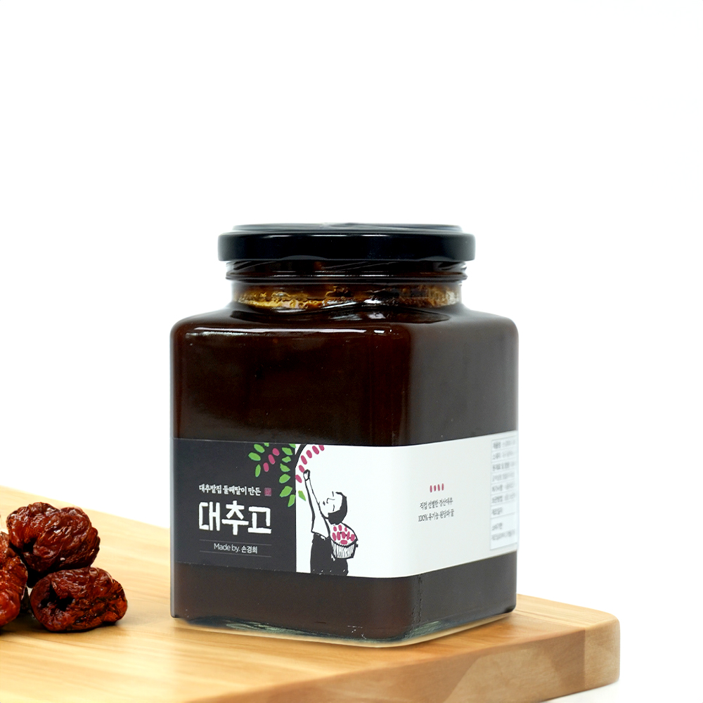 대추밭 둘재딸이 만든  대추고330g 프리미엄 수제청 : 허밍테이블