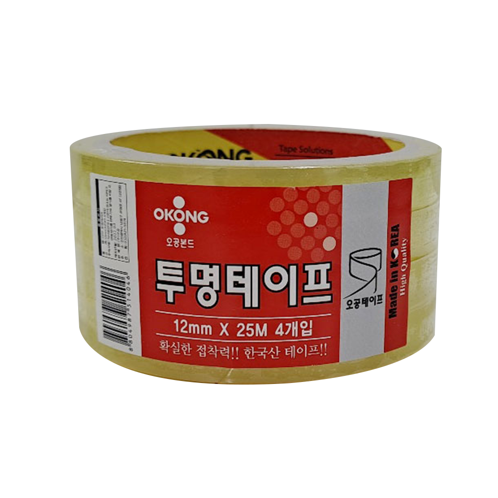 OPP 투명테이프 4개입 /오공 : 푸드엔마트