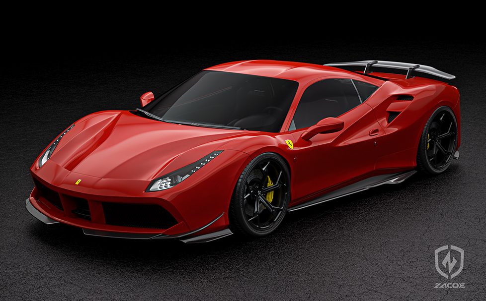 ZACOE 자코에 페라리 488GTB 카본 풀바디킷 : 파츠보이 PARTSBOY