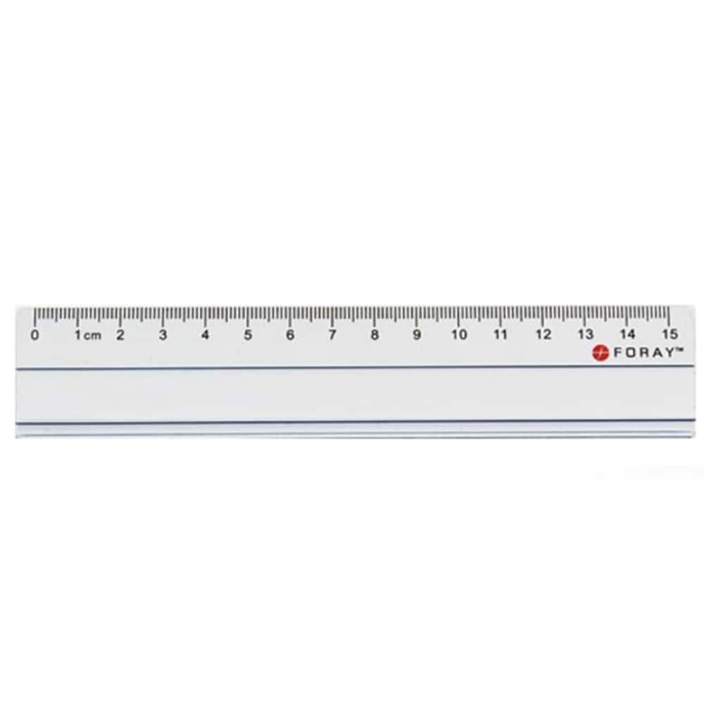 알루미늄 자 15cm 눈금자 직자 컷팅 커팅 15CM : 마고이앤씨