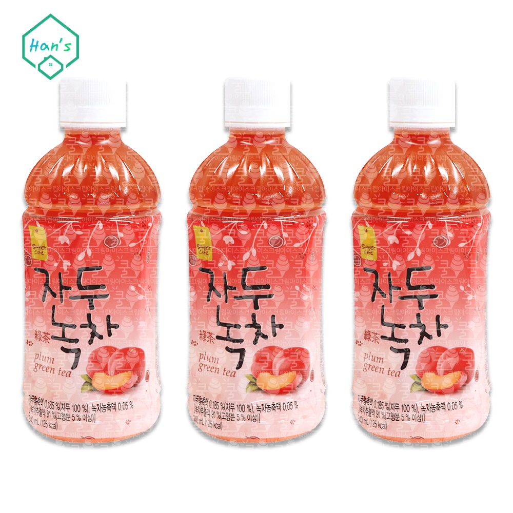 340 녹차 자두 ml 3개 음료수 스위티 웰그린 : 에이치에스이몰