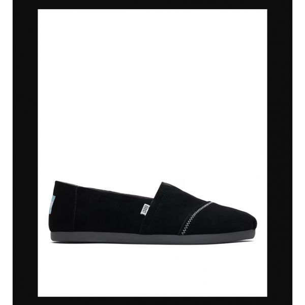 KROST, TOM TOMS Alpargata X KROST Slip On Sneakers Loafers Shoes Casual 슬립온 스니커즈 로퍼 슈즈 캐주얼 블랙 스웨이드 1... 