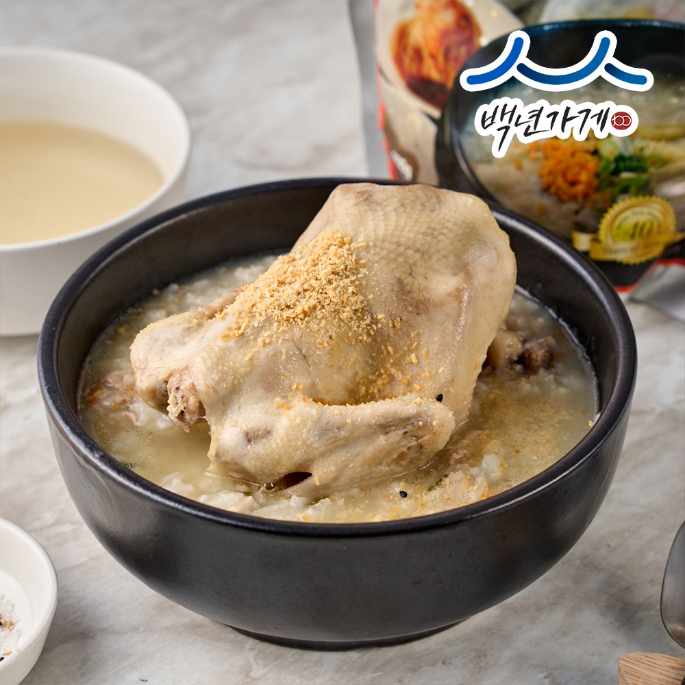 41년 전통 금산 김정이삼계탕 몸보신 인삼 삼계탕 800g 1팩 : 고수의집밥