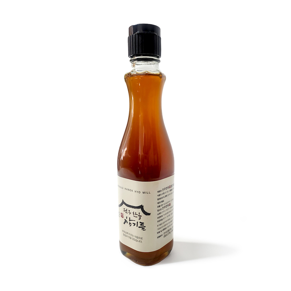100% 국내 통참깨로 만든 전주한옥효 참기름 300ml : 전주한옥효참기름