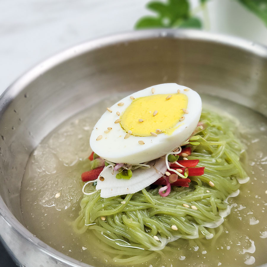 부산 부추냉면 10인분세트 꿩육수 물냉면 : 엄지장터