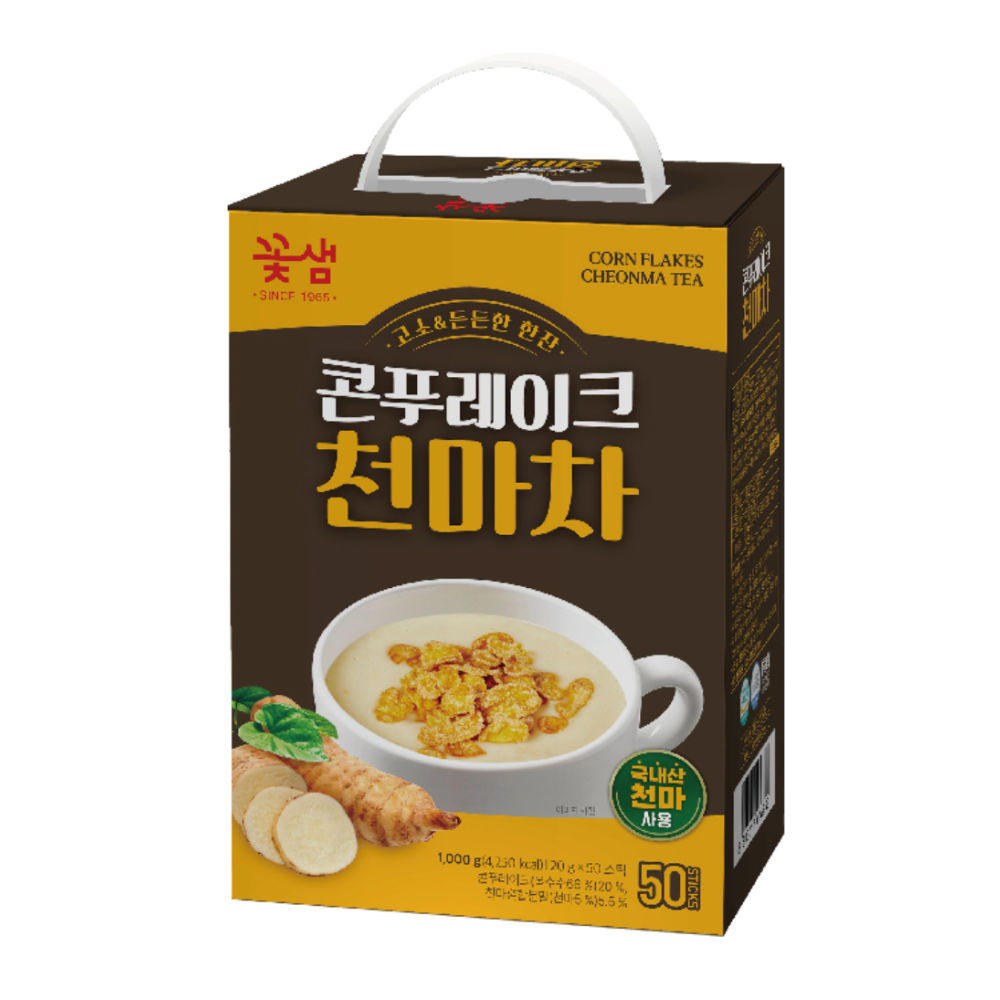 꽃샘 콘푸레이크 천마차 50T : 우화푸드몰