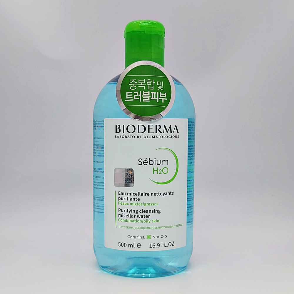 바이오더마 세비엄 H2O 클렌징 워터 500ml(지성) : 로하스힐링