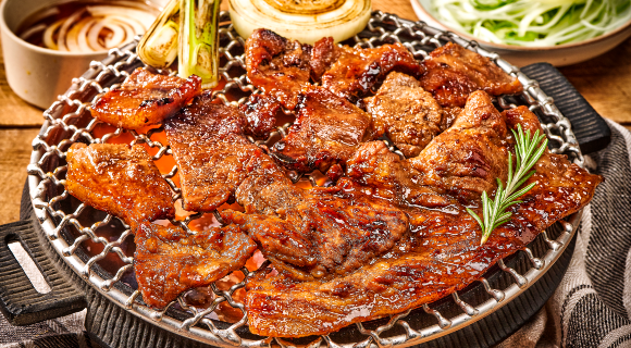 단짠단짠 고기반찬 간편식 캠핑 순살돼지갈비 : 강가네아줌마