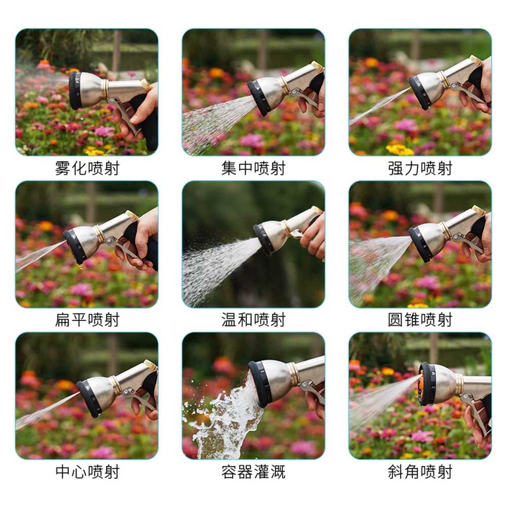워터릴 카트 세차 손수레 과수원 릴통 권관기 캠핑장 9모드워터건+20m 카트 : 브릿지스 해외스토어
