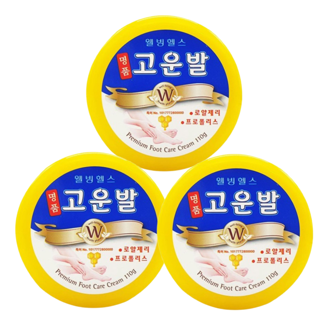 2+1 고운발 웰빙 헬스밤 명품 풋 크림 110g 겨울 보습 케어 : 까까조