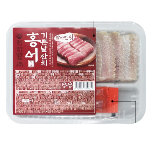 나주수산 영산포 (홍어 100g+초고추장 20g) 10팩 : juashop
