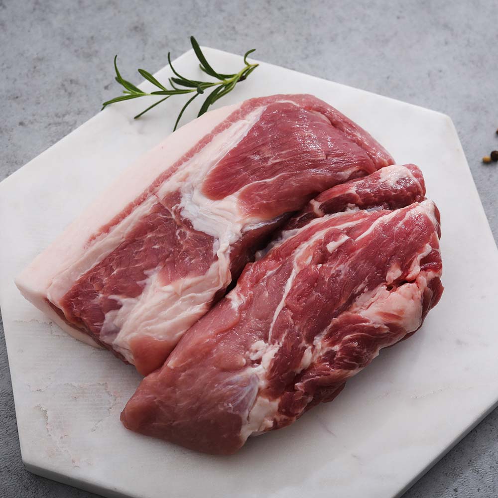 HACCP 제주 흑 돼지 1kg 오겹살 뒷고기 뼈삼겹 목살 앞다리살 구이용 수육용 삼겹살 : 자연맛남