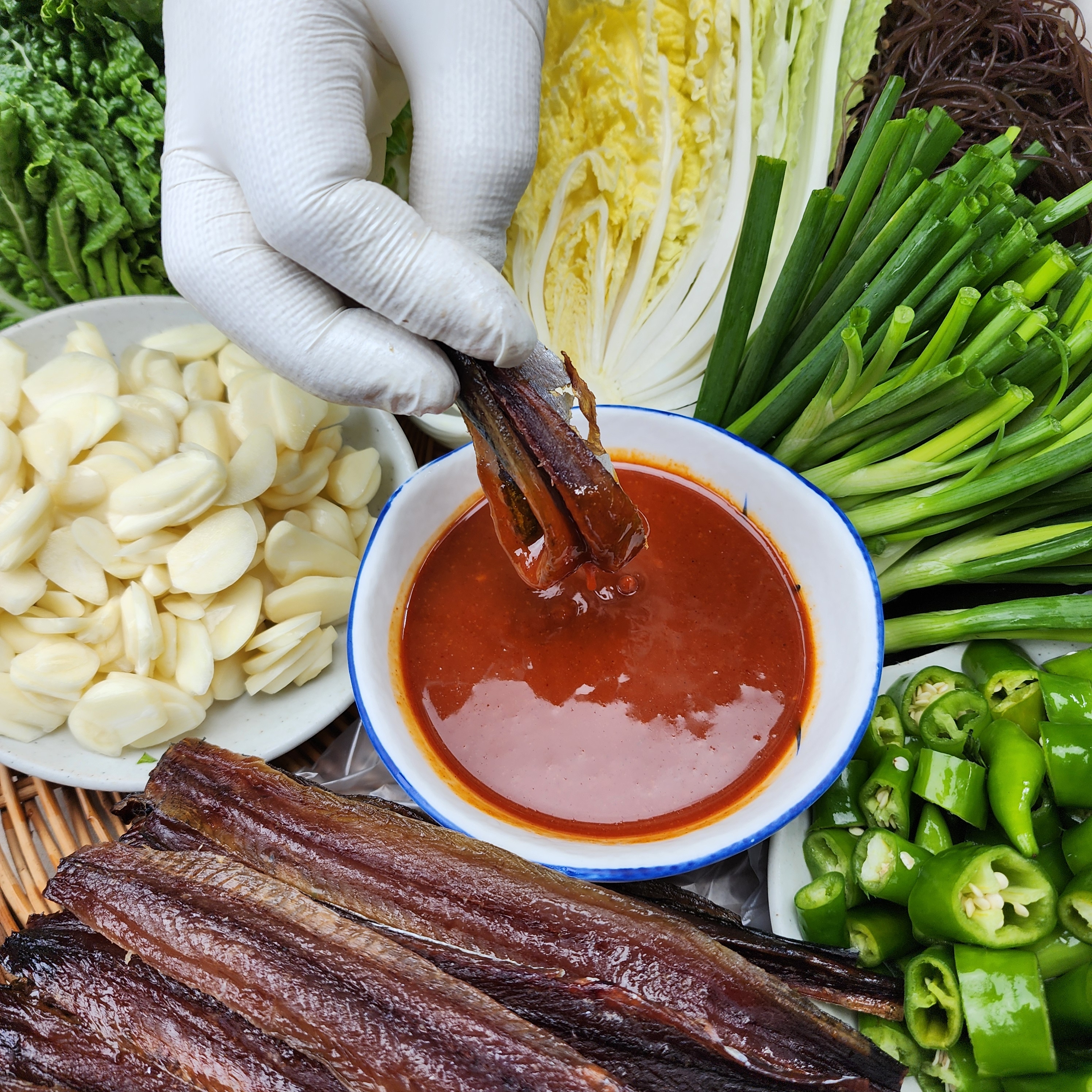 포항 구룡포 과메기 야채세트 : mintechfood