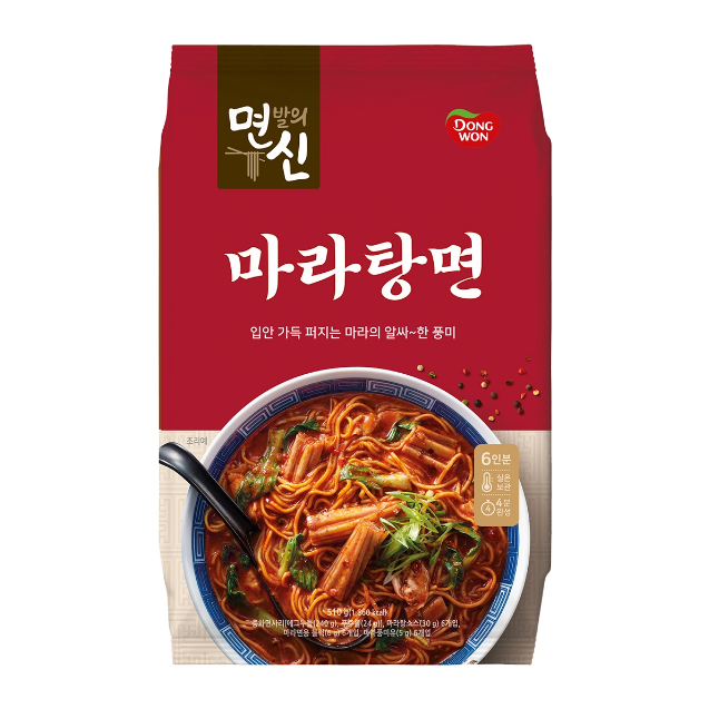 [무료배송] 동원 면발의신 마라탕면 85g x 12 마라탕맛 마라밀키트 맜있는 면요리 : 전국무료배송