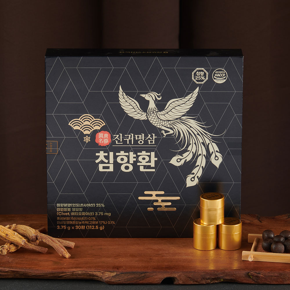 농협침향환 녹용침향환 침향 25% 30환 : 정심홍삼