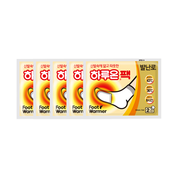 하루온팩 발난로 핫팩 10매입 깔창 발바닥 신발 : 싸다싸 종합쇼핑몰