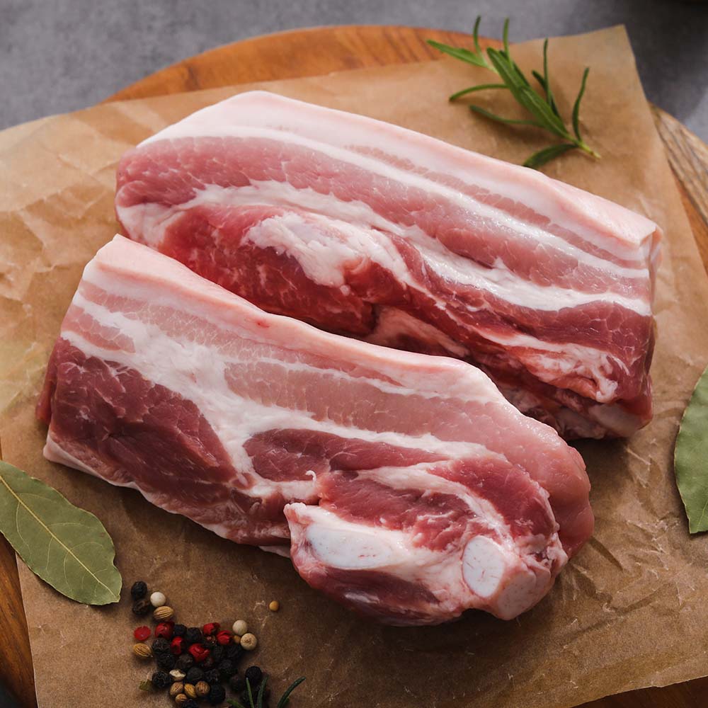 HACCP 제주 흑 돼지 1kg 오겹살 뒷고기 뼈삼겹 목살 앞다리살 구이용 수육용 삼겹살 : 자연맛남