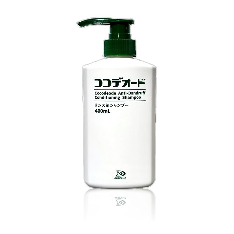 [의약외품 ] 코코데오드 약용 린스 인 샴푸 400mL (비듬 가려움) 을 막는다)(무향료)(멘톨프리)(논실리콘) : 공방수은당