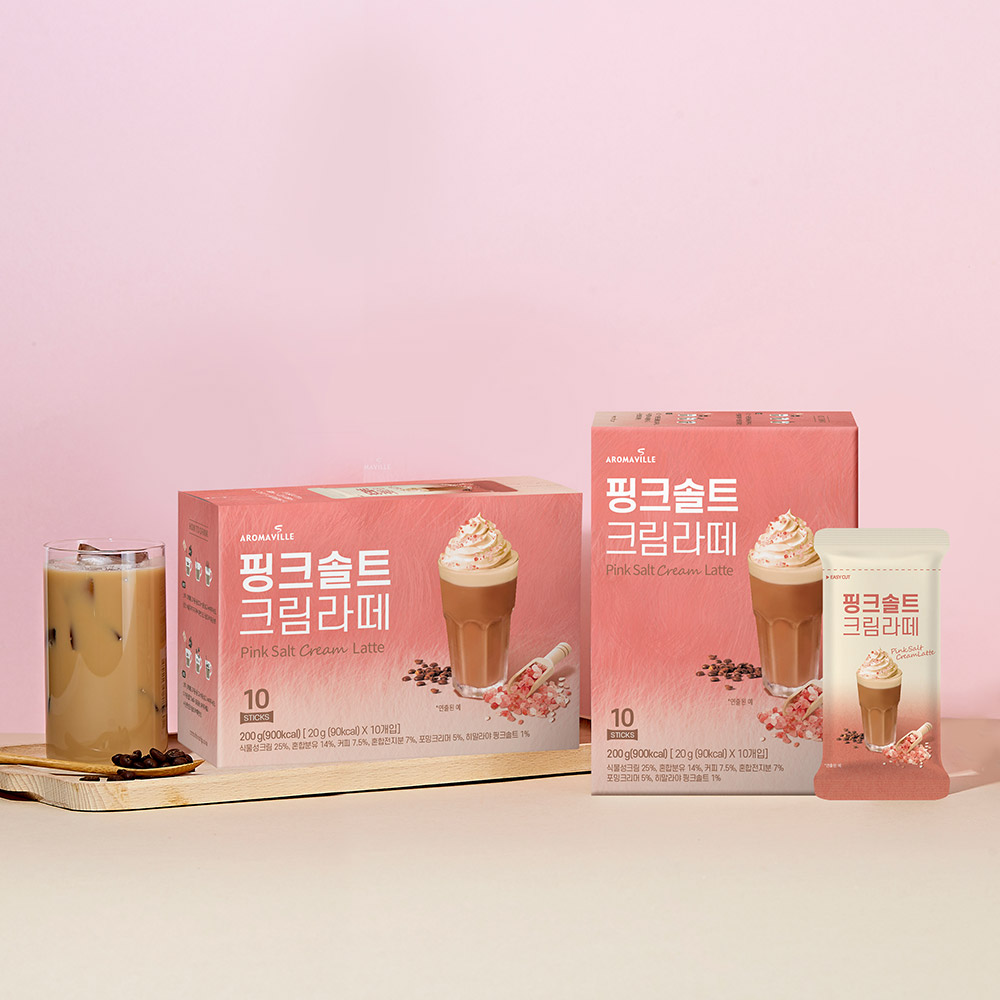 아로마빌 핑크솔트 크림라떼 20g 10개입 : 소백마켓 SOVAC