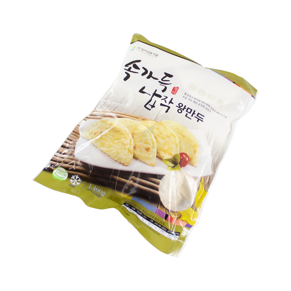 납작만두 야끼만두 비빔 청아식품 1.4kg : 햇품식자재몰