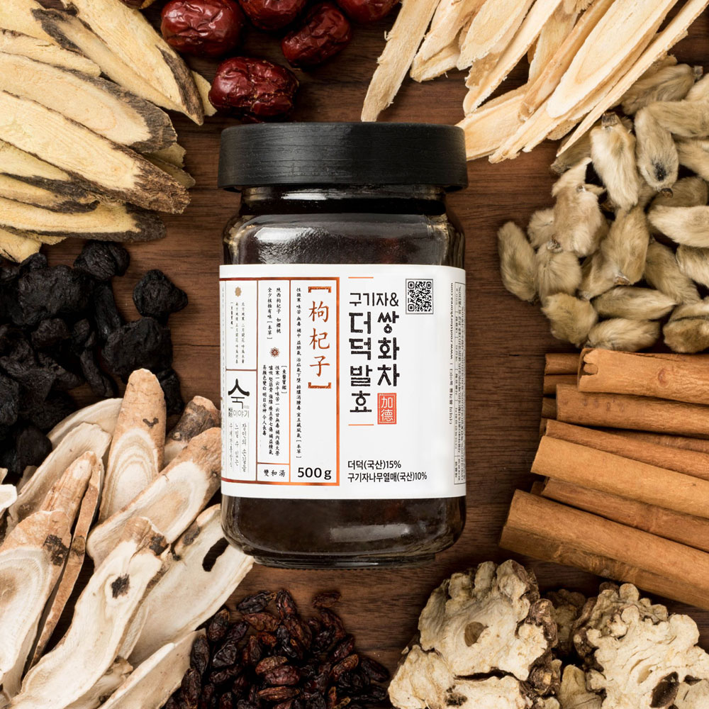 [숙이의뿌리효소이야기] 구기자&더덕발효 쌍화차 500g : 숙이의뿌리효소이야기
