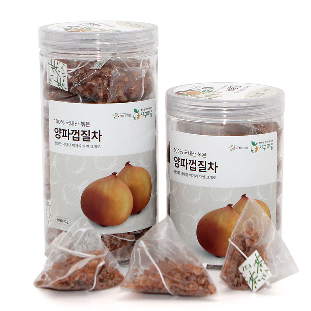 지구마을 국내산 삼각티백 전통차 양파껍질차 티백차 20개입/40개입 : 지구마을 친환경농산물