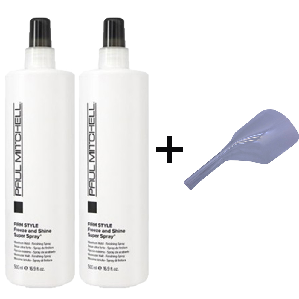 폴미첼 프리즈 앤 샤인 슈퍼 스프레이 250ml 2개 + 스프레이 가리개 1개 : 헤어여기