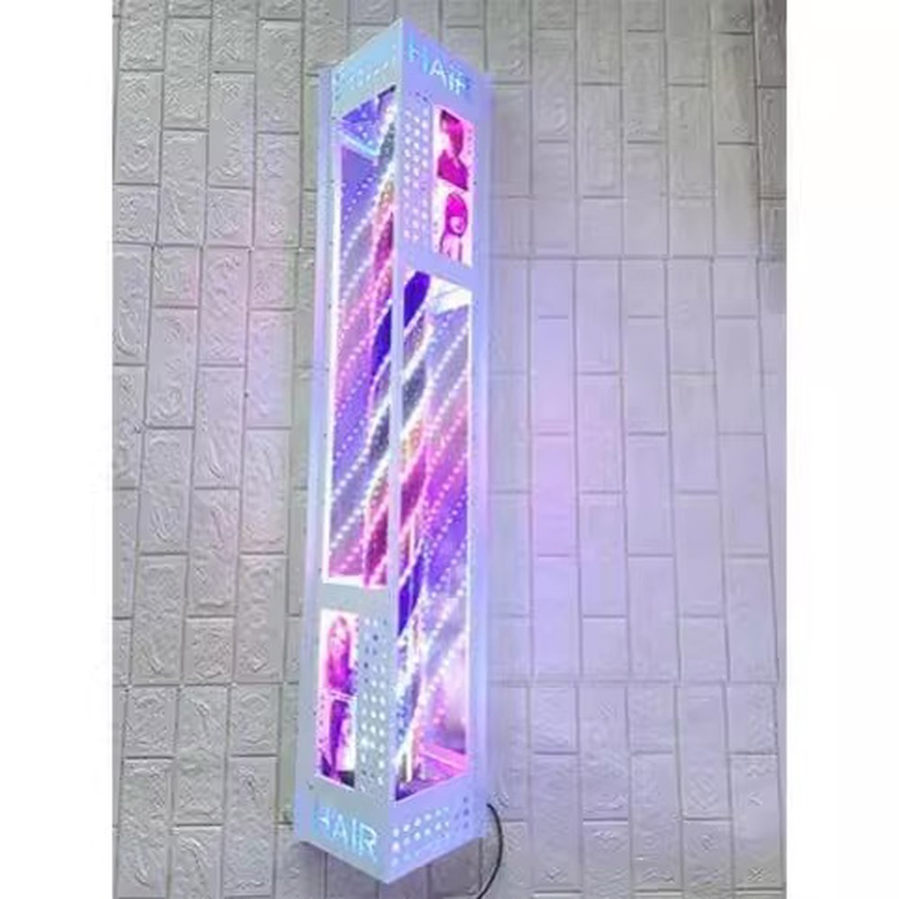 브라이트블룸 전광판 미용실 LED 싸인볼 벽걸이 사인볼 개업 엔틱 회전 회전간판 : 브라이트블룸