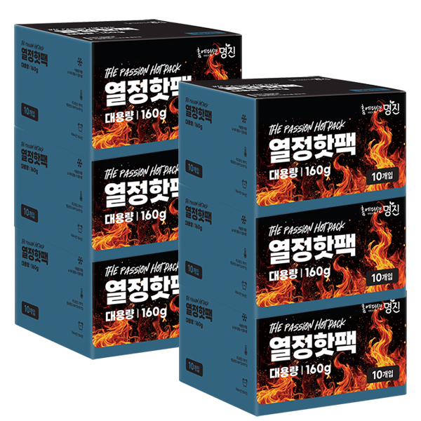 열정 핫팩 160g 60개 손난로 : 주식회사 바른생활