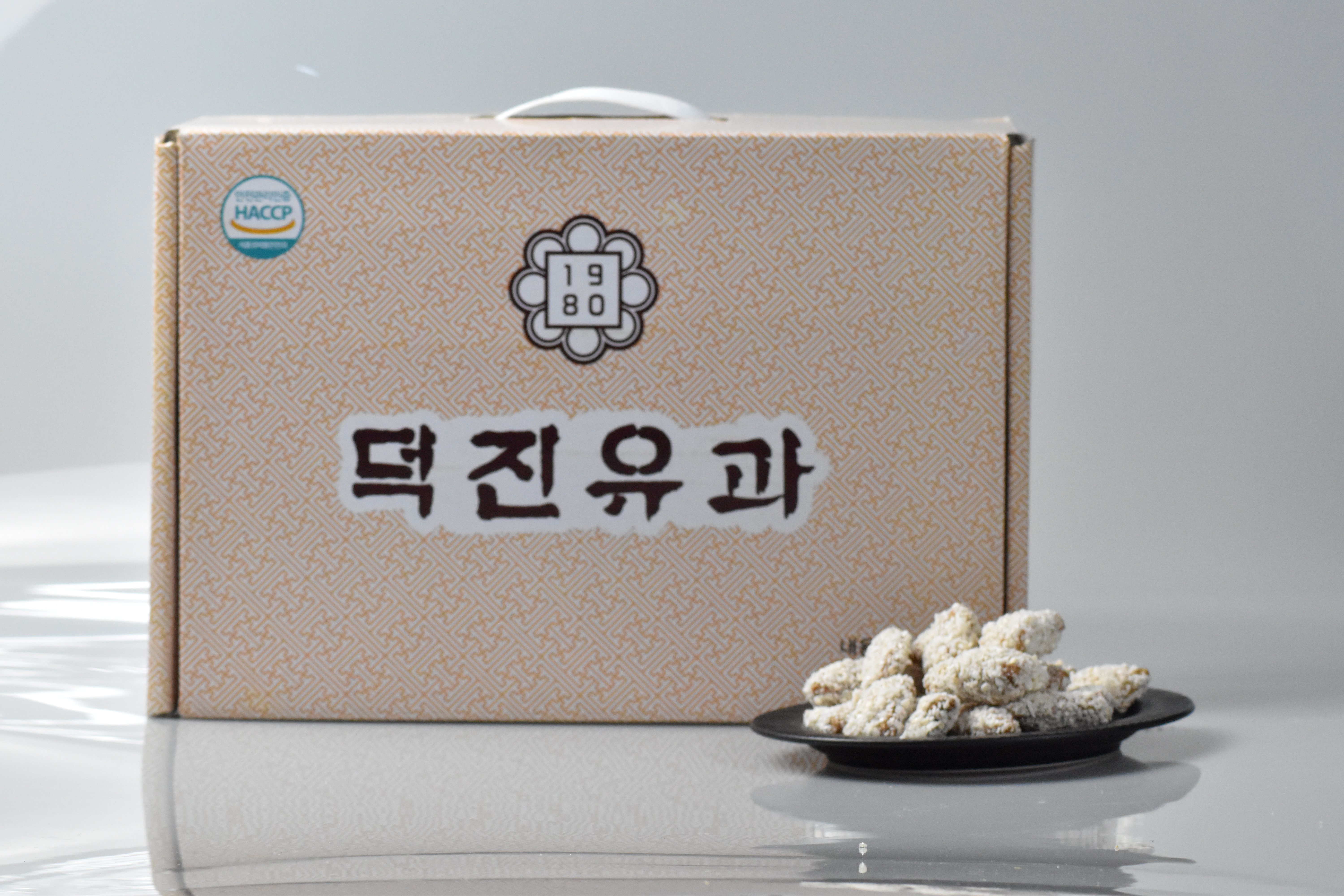 100% 찹쌀로만 만든 44년 전통 전주 덕진유과 한과 명절선물 벌크포장 선물세트 : 올곧음상회