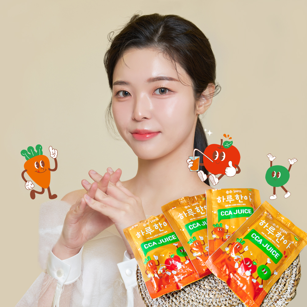 하루한아 cca주스 국내산 100% 까주스 100ml 30개 : 지그미선물