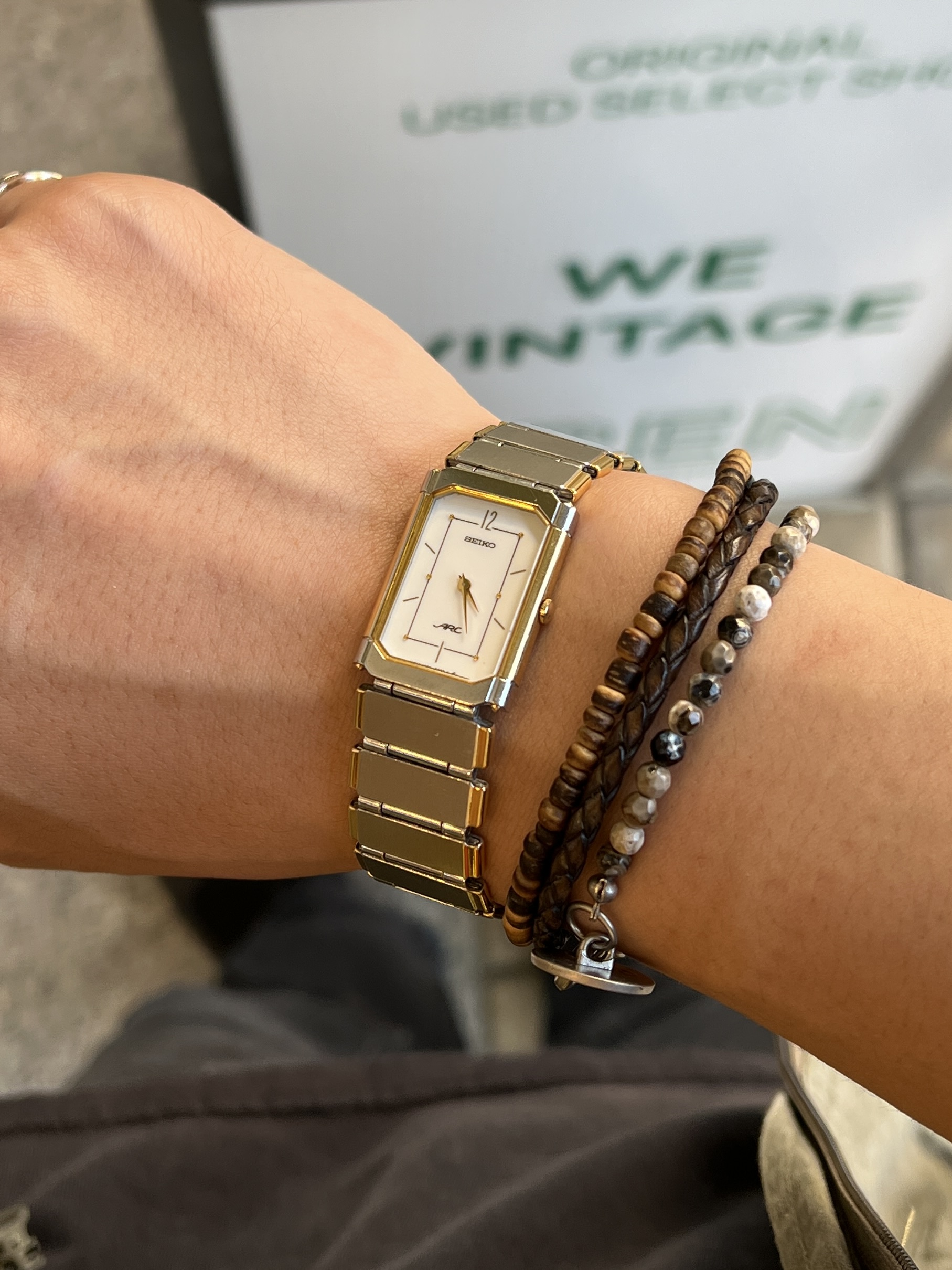 80s Seiko 빈티지 세이코 ARC 스퀘어 메탈 쿼츠 : 위빈티지