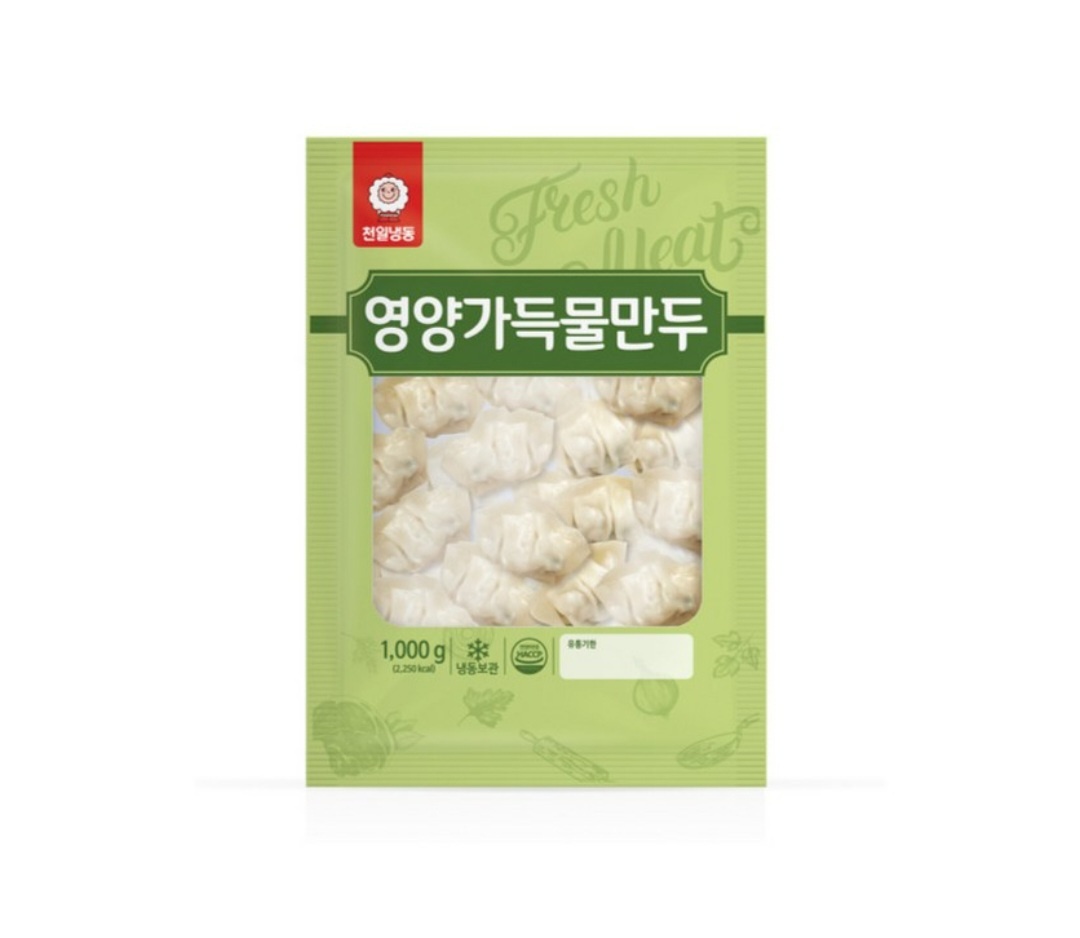 천일식품 영양가득물만두 1kgX1 : 대흥에프에스
