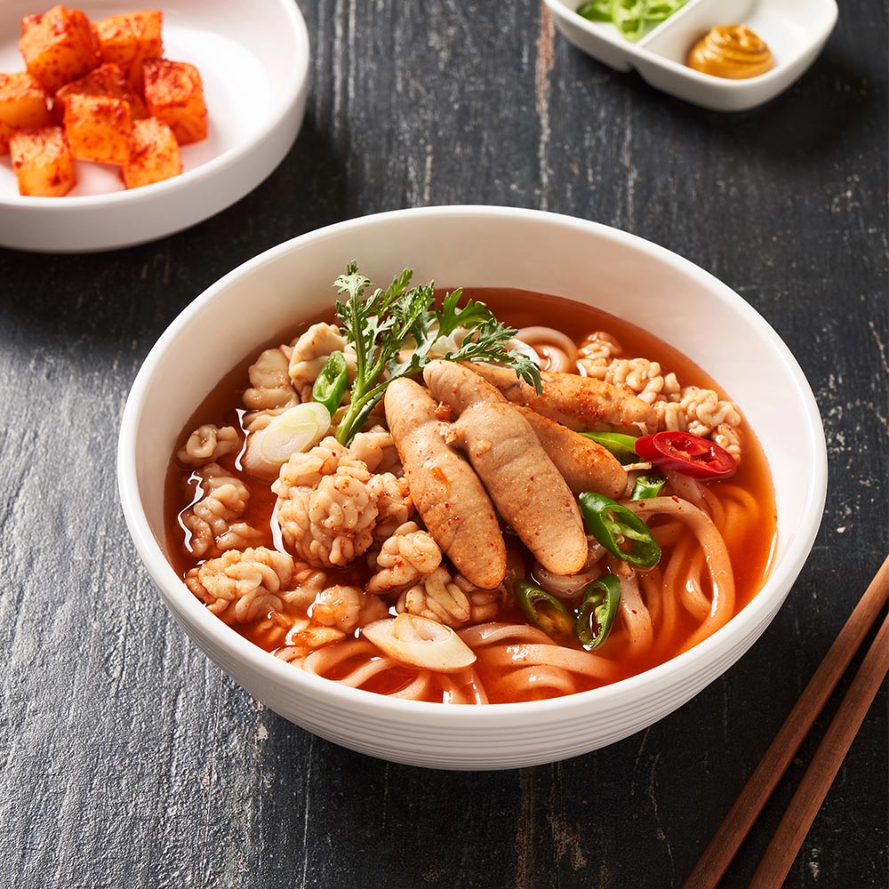 [SET] 하니칼국수대표3종 (알곤이칼국수 (기본/더칼칼한) + 새우칼국수 + 대왕동그랑땡) : LF Food