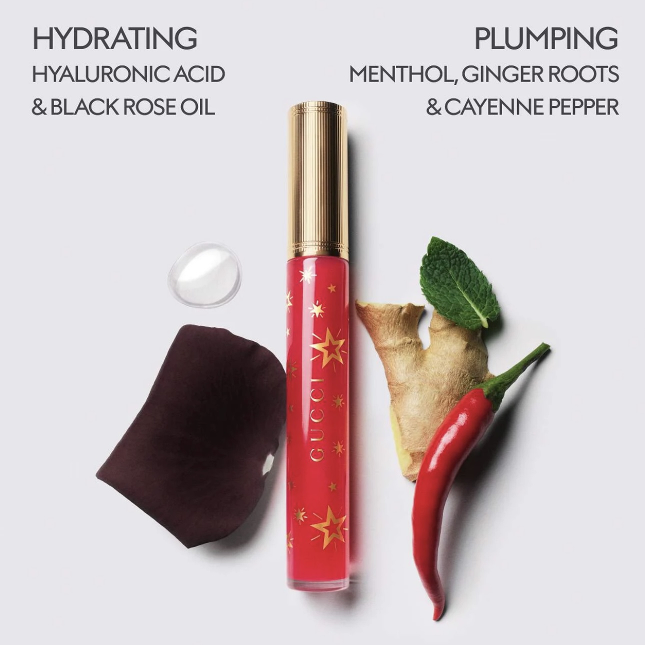 구찌 2024 홀리데이 플럼핑 립글로스 Gucci Hydrating Plump Gloss : 원더러스트
