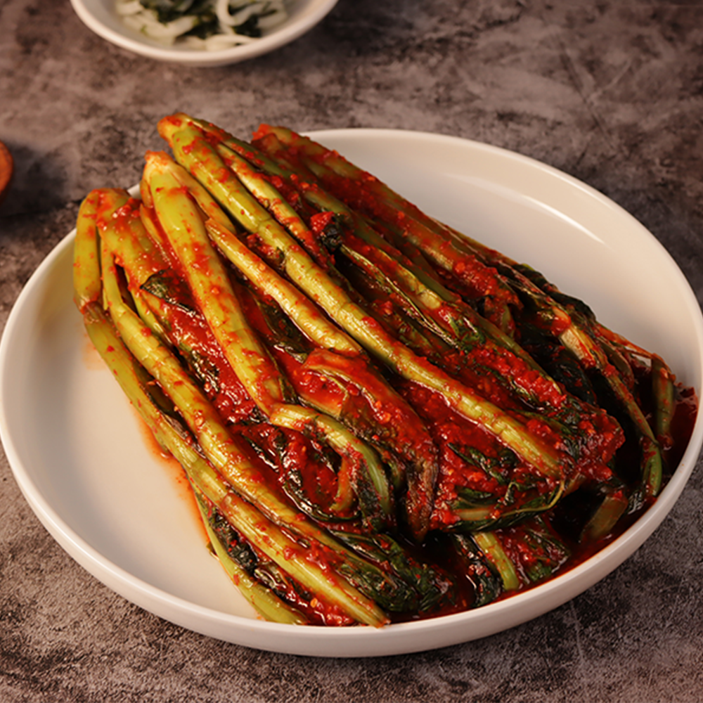 말바우시장 선김치 전라도 국산 착한 여수 갓 김치 2kg : 선김치