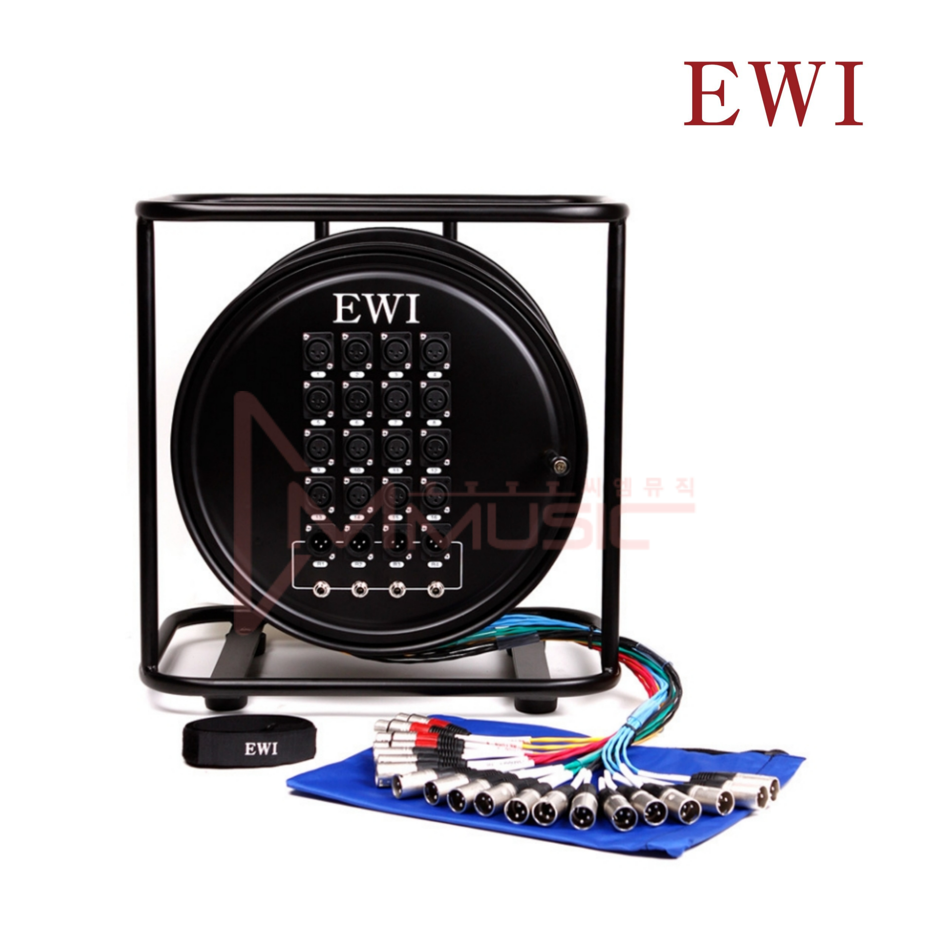 EWI SPPX-16-4 30M 16채널 4리턴 릴 멀티케이블 스테이지 박스 : 씨엠뮤직