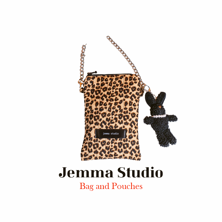[젬마스튜디오] 호피 미니 크로스 백 mini bag : 젬마스튜디오